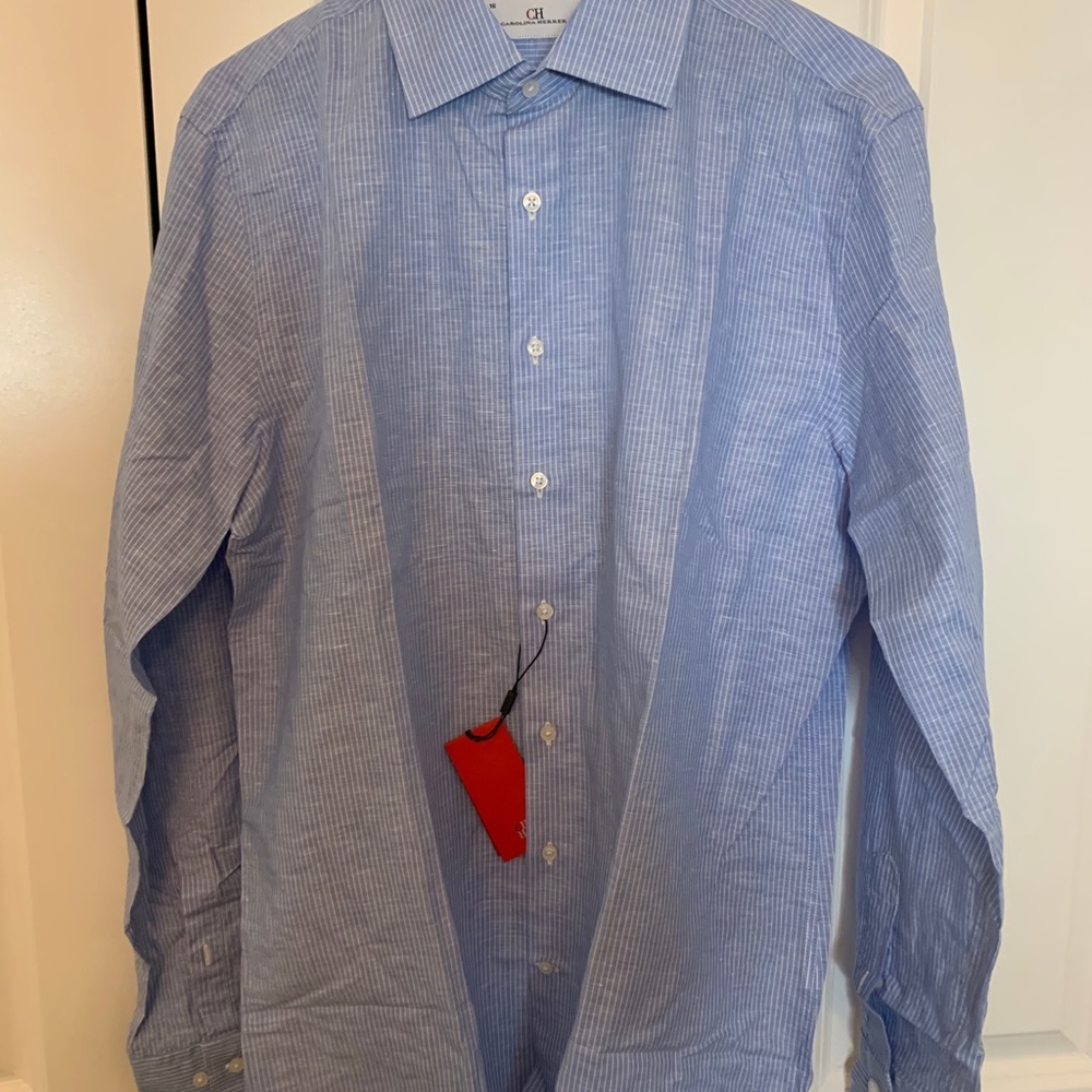 CAROLINA HERRERA DRESS SHIRT SIZE 16
